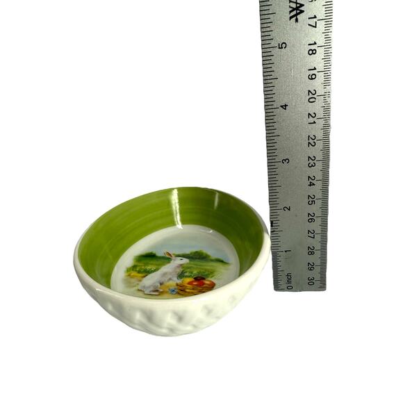 Williams Sonoma 2011 VTG Bunny Ramekin Dessert Bowl Easter Egg\Shape Replacement - Picture 5 of 5